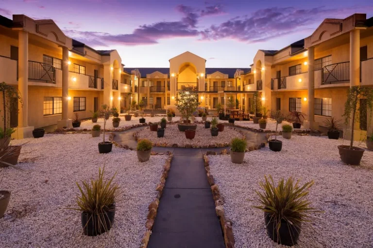 Canberra Parklands Central Apartment Hotel conference venue with courtyard setting